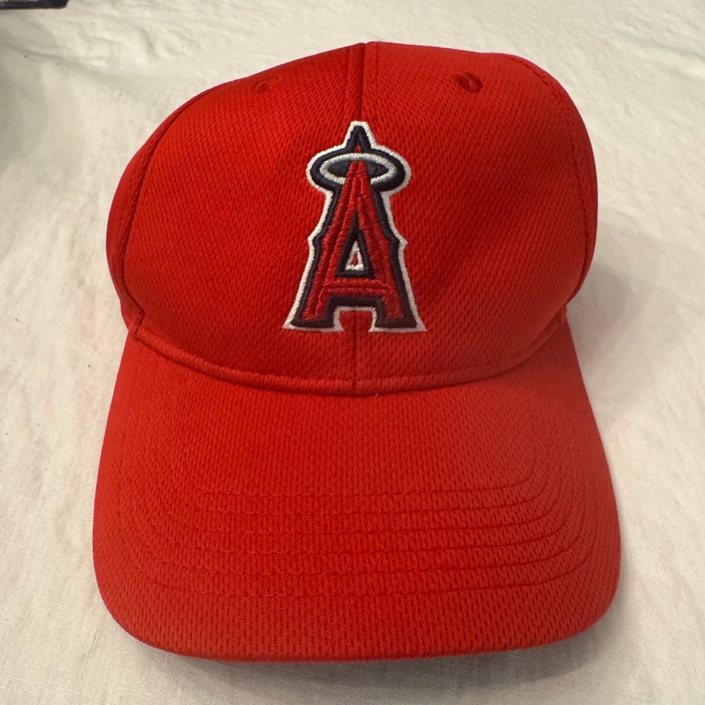 MLB Angels Red Cap with Embroidered Logo
